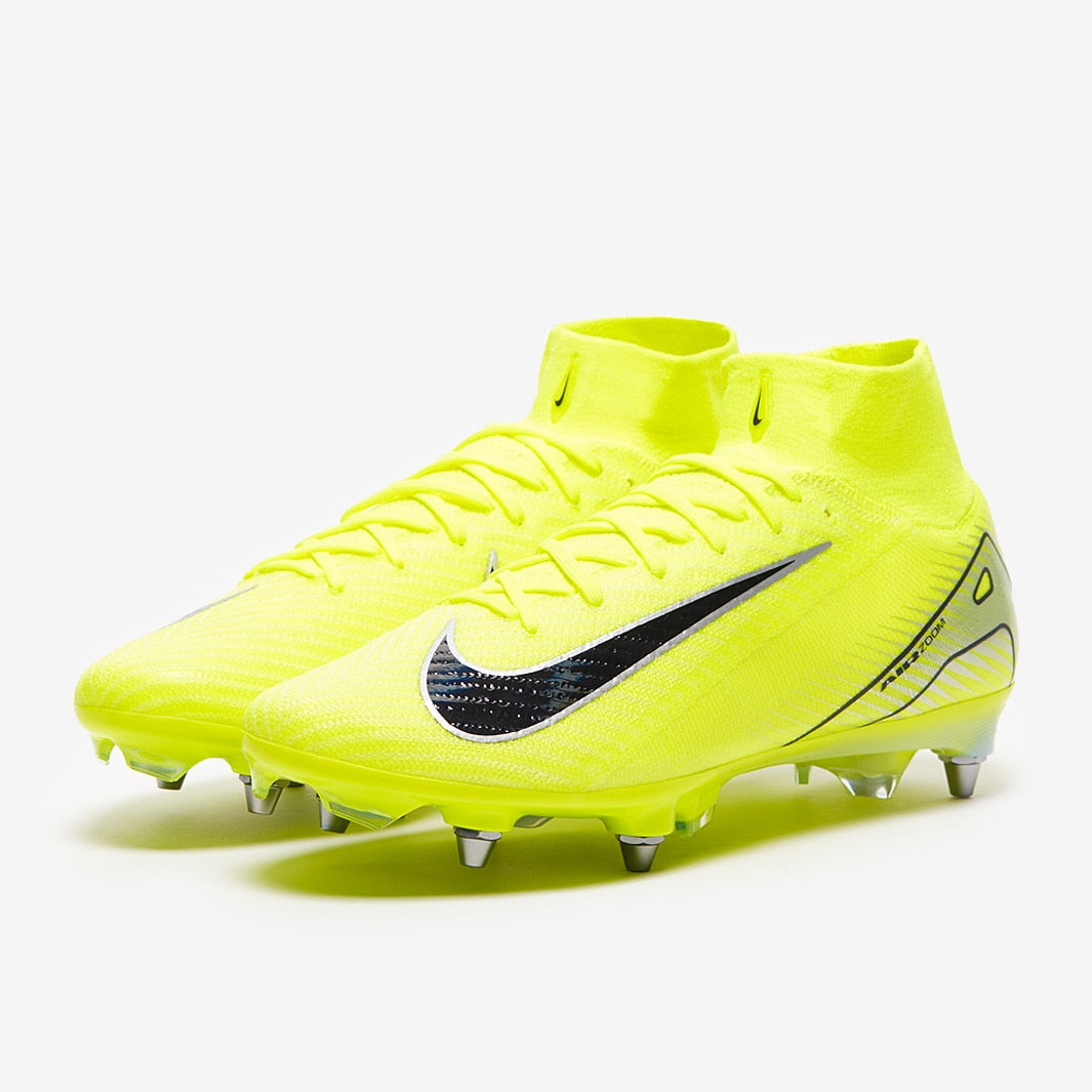 Nike Air Zoom Mercurial Superfly 10 SG - Yellow High - SoccerSole