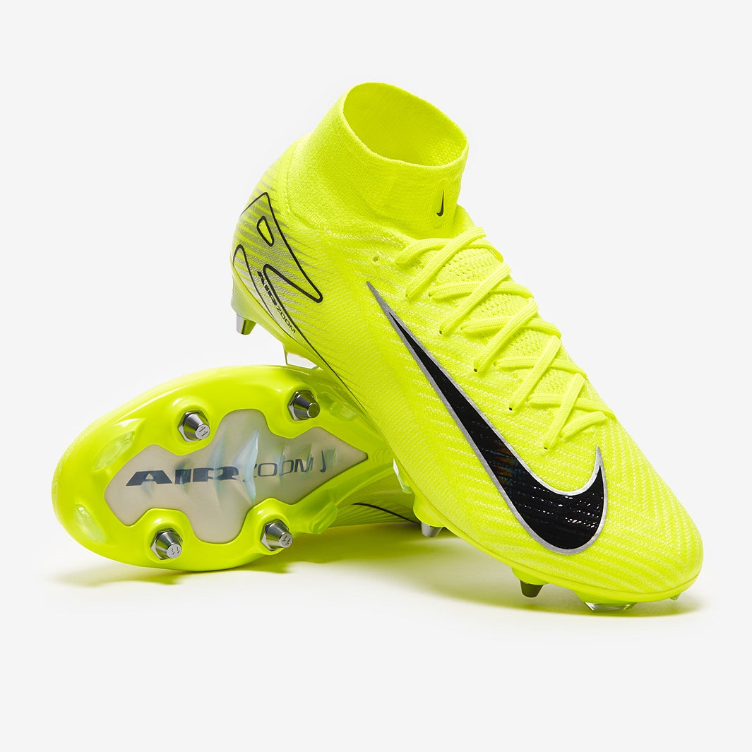 Nike Air Zoom Mercurial Superfly 10 SG - Yellow High - SoccerSole