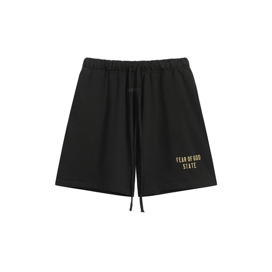 Essentials Fear Of God Black Shorts | מכנסיי אסנשיאל