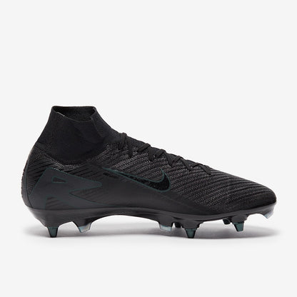 Nike Air Zoom Mercurial Superfly 10 SG BLACK - SoccerSole