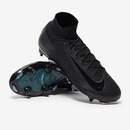 Nike Air Zoom Mercurial Superfly 10 SG BLACK - SoccerSole