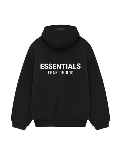 Essentials Fear Of God Black Hoodie | סווצ'רט אסנשיאל
