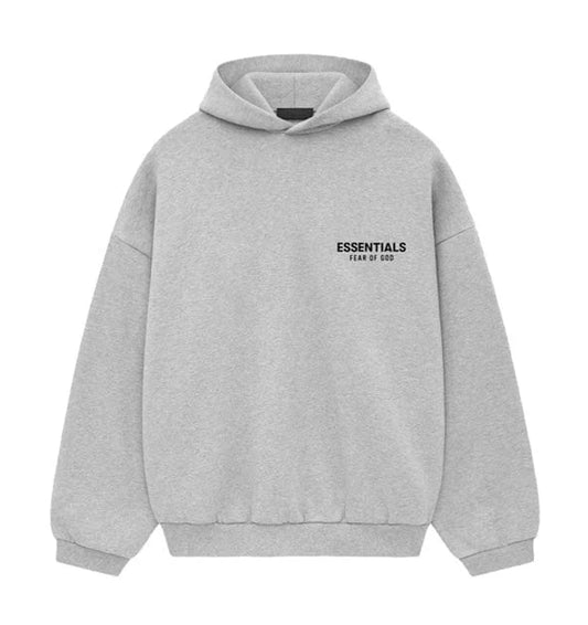 Essentials Fear Of God Grey Hoodie | סווצ'רט אסנשיאל