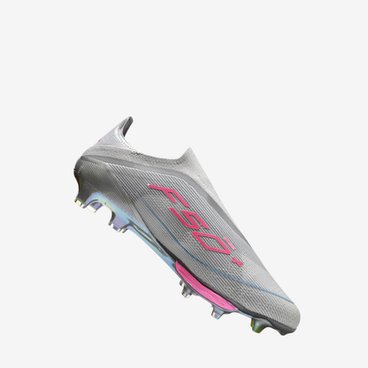 Adidas F50+ GRAY Lightstrike Elite Laceless FG - SoccerSole