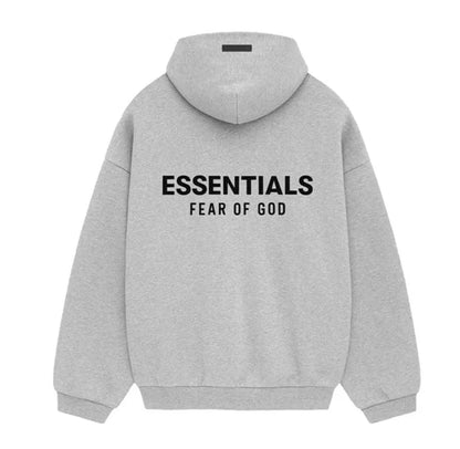 Essentials Fear Of God Grey Hoodie | סווצ'רט אסנשיאל