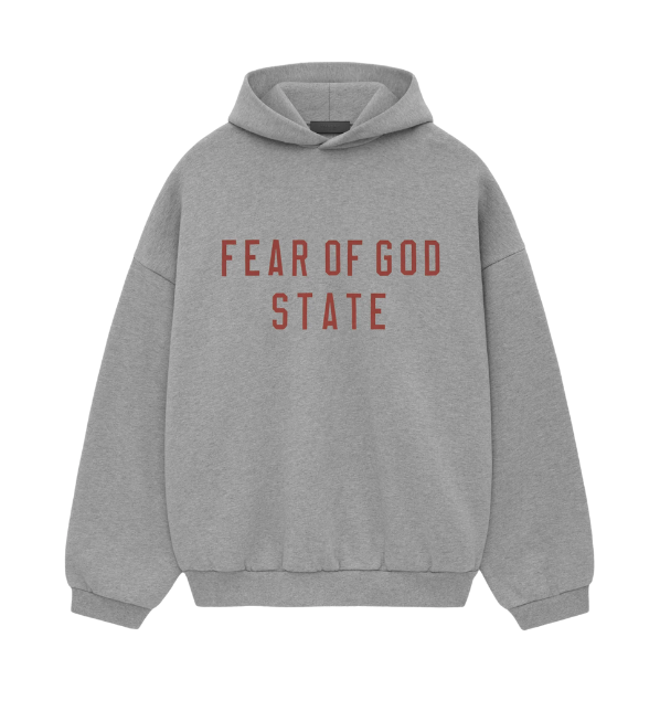 Essentials Fear Of God Grey Hoodie | סווצ'רט אסנשיאל